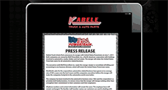 Desktop Screenshot of kabele.com